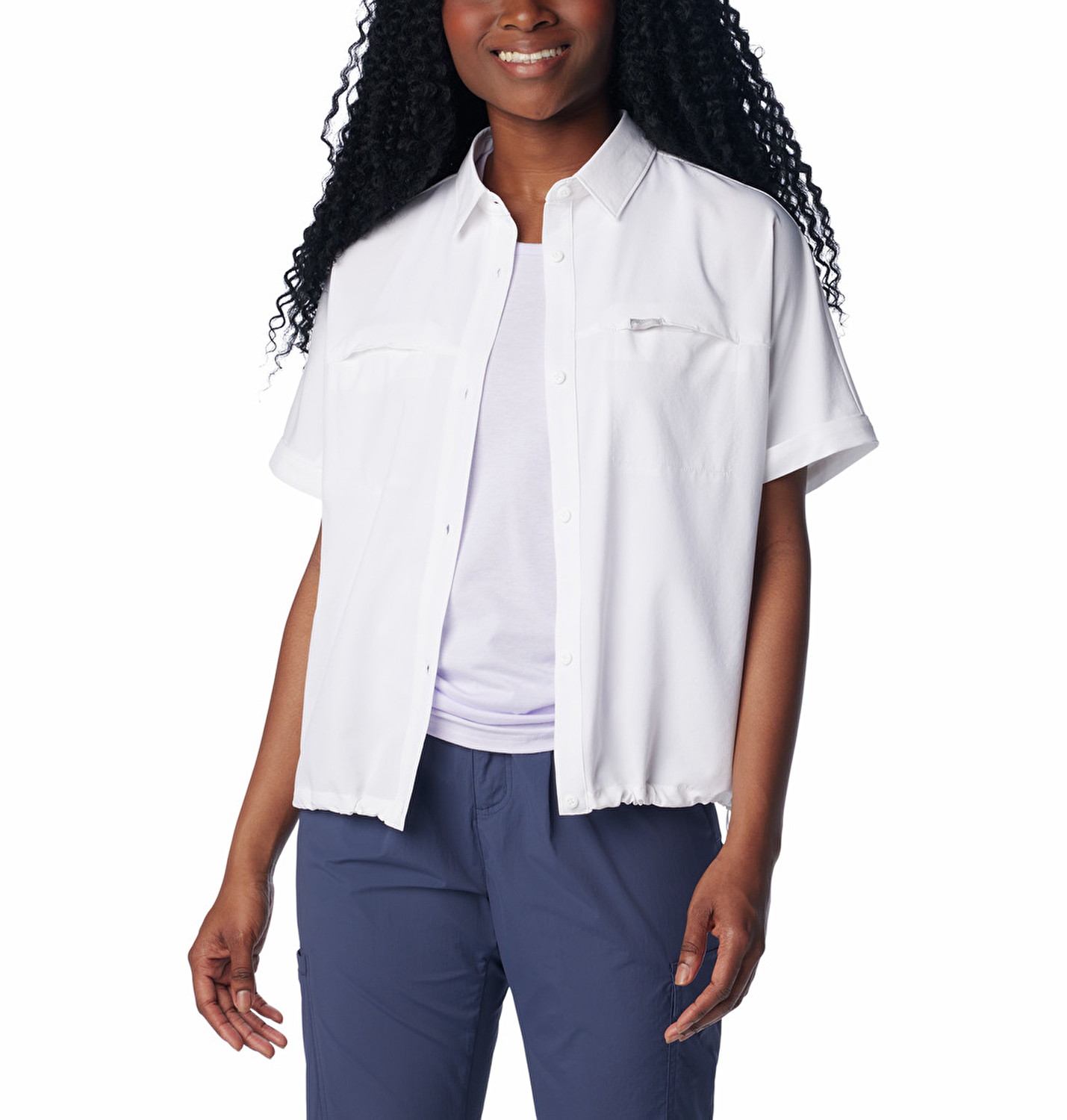 Boundless Trek Button Up II Kadın Kısa Kollu Gömlek