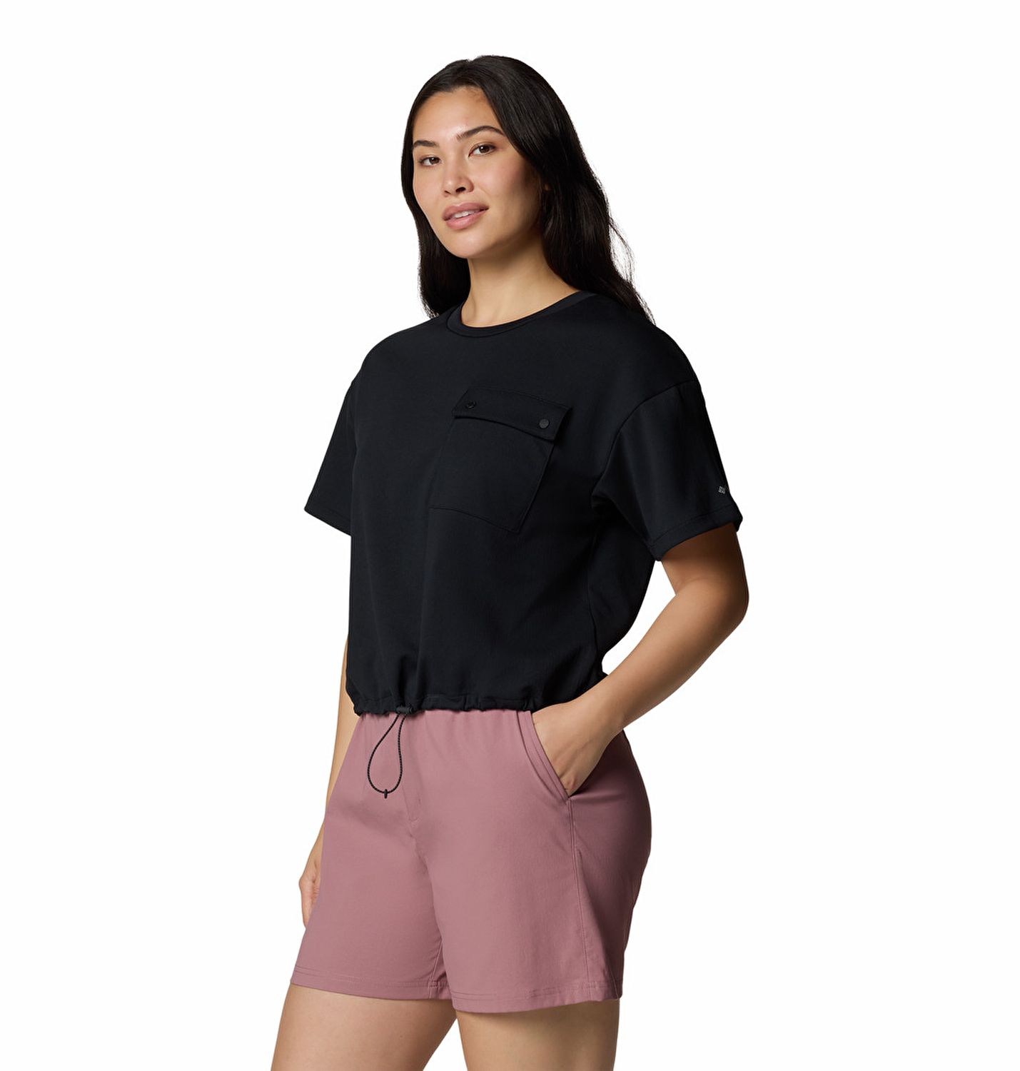 Granite Point Knit Kadın Kısa Kollu Teknik Üst