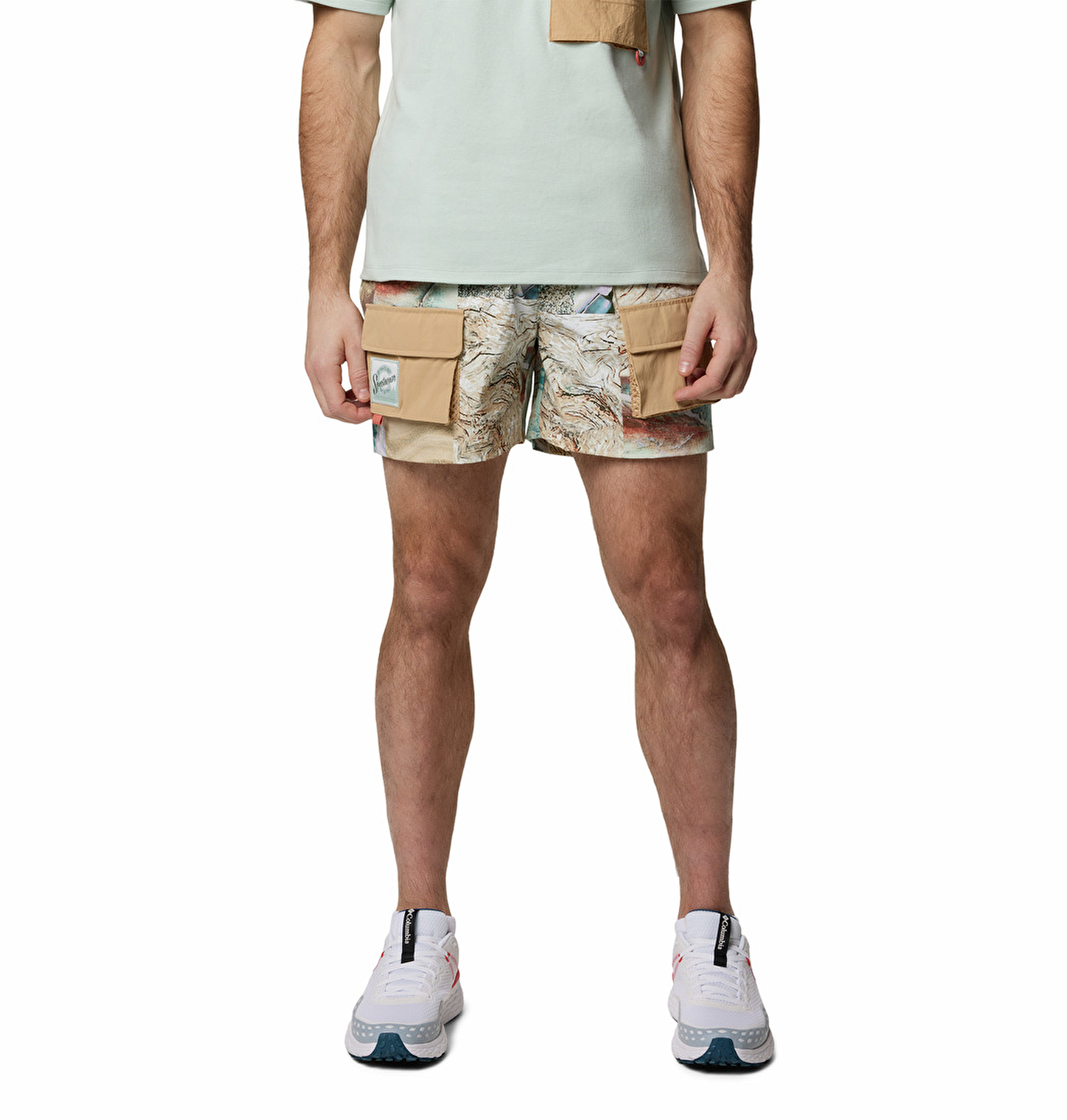 Cove Beach Printed Unisex Şort