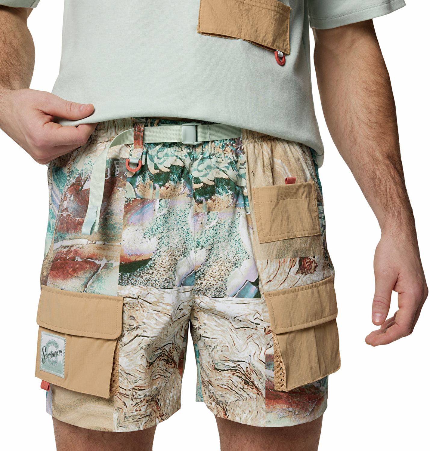 Cove Beach Printed Unisex Şort