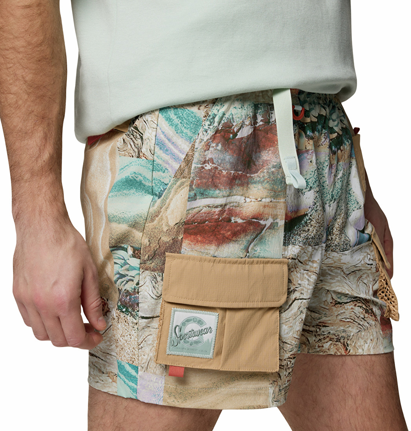 Cove Beach Printed Unisex Şort