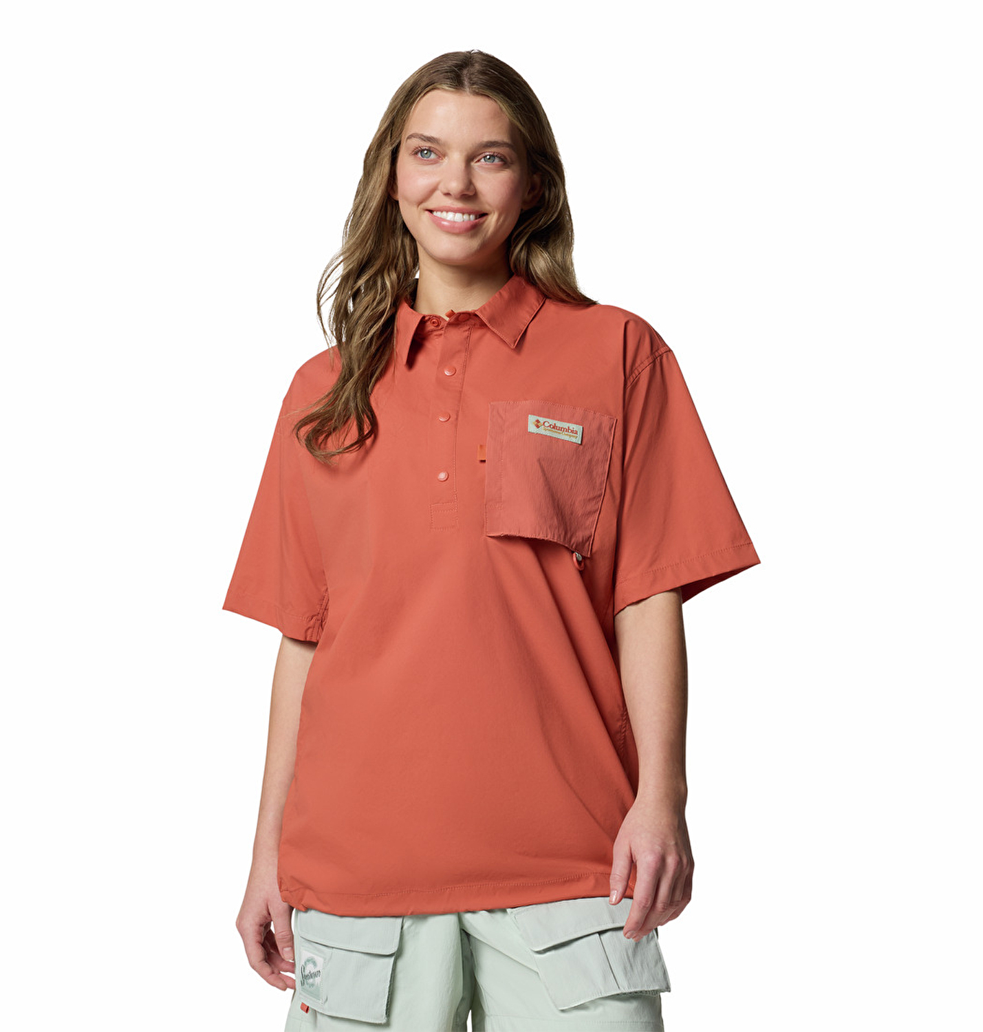 Cove Beach Woven Unisex Kısa Kollu Gömlek