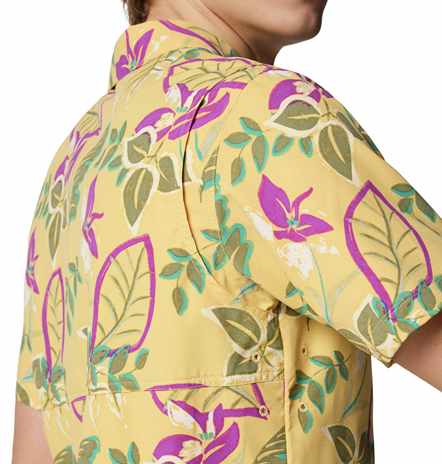 Tech Trail Utility Printed Woven Erkek Kısa Kollu Gömlek
