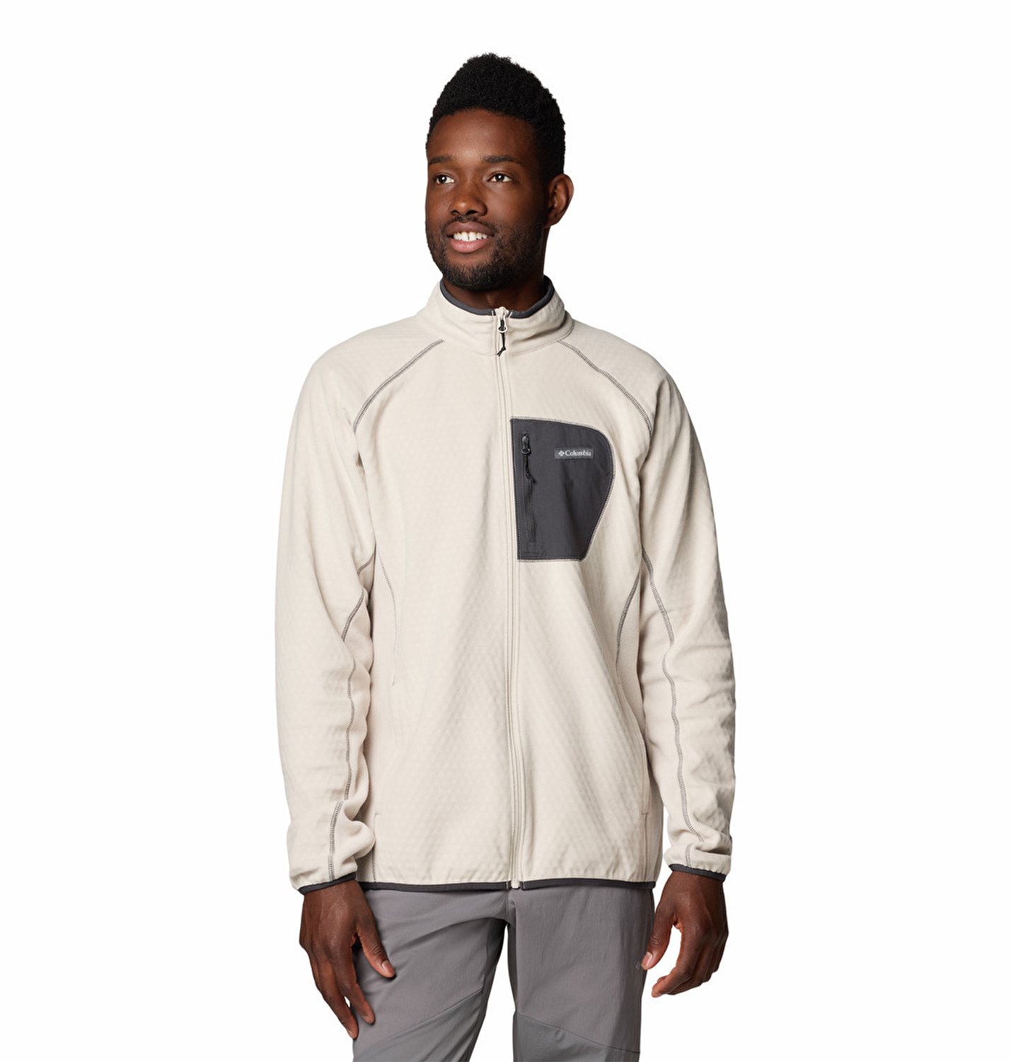 Columbia Erkek Bej Outdoor Tracks Tam Fermuarlı II Polar Üst