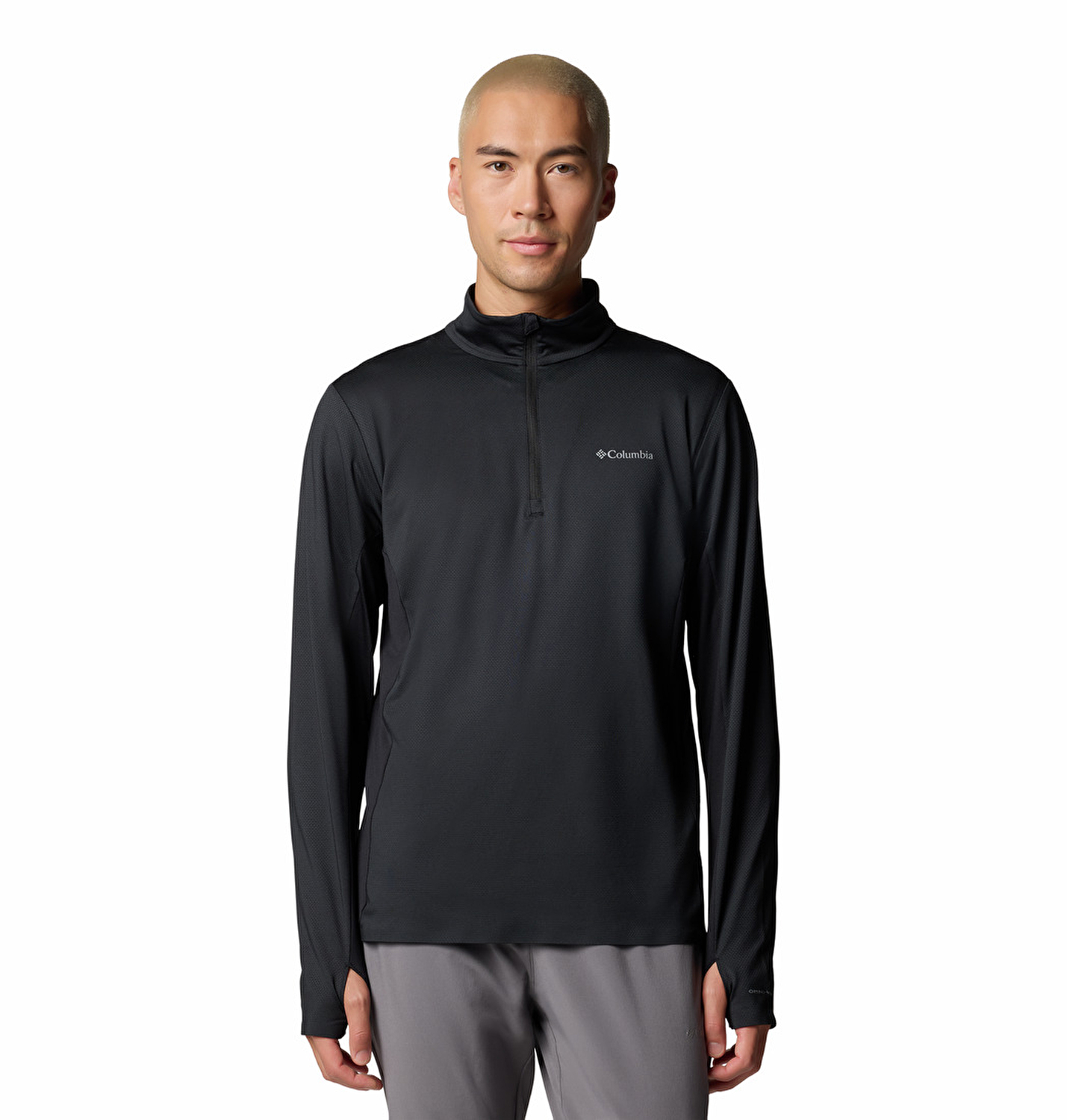 Three Pitch Half Zip Erkek Uzun Kollu Teknik Üst