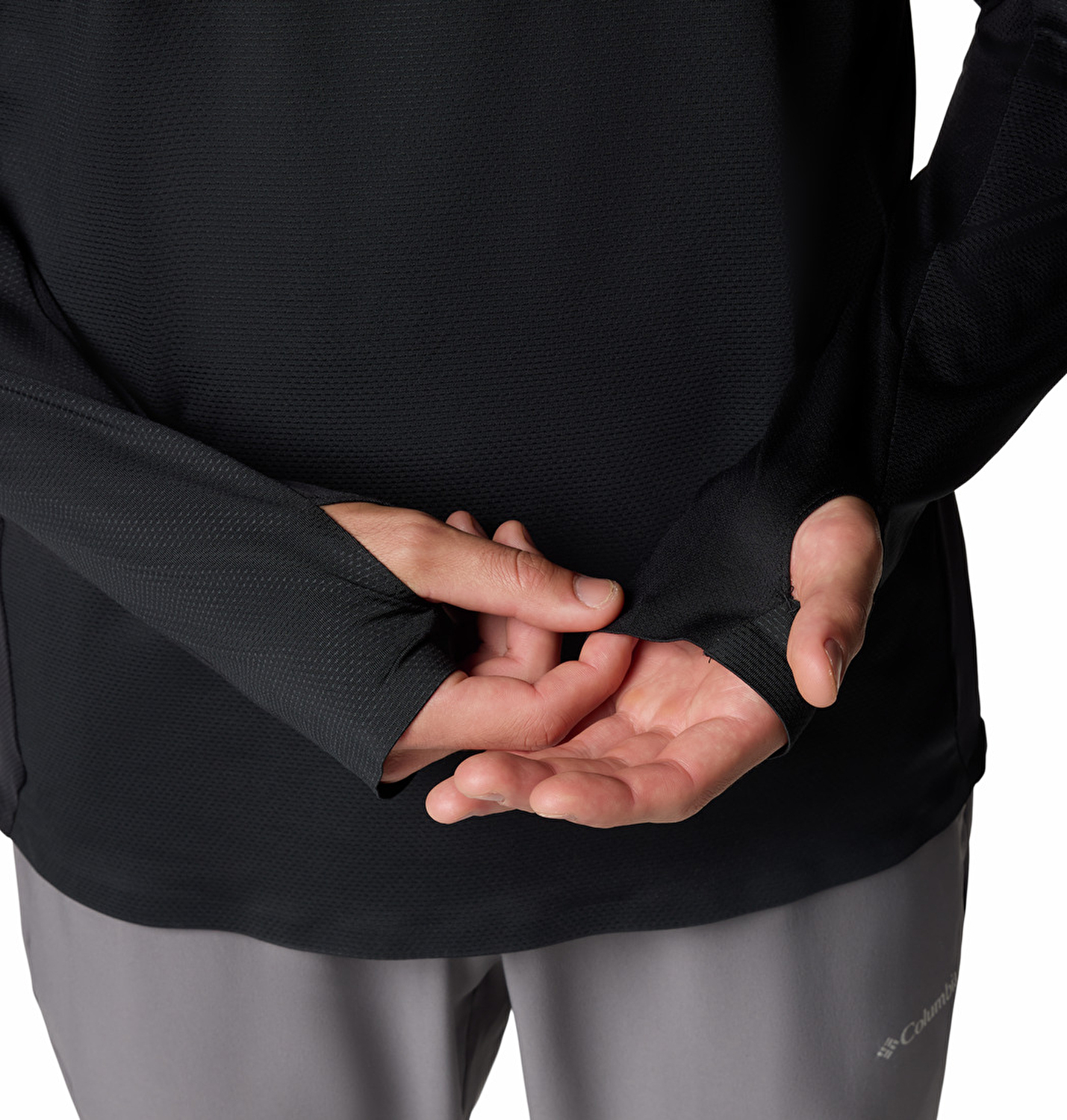 Three Pitch Half Zip Erkek Uzun Kollu Teknik Üst