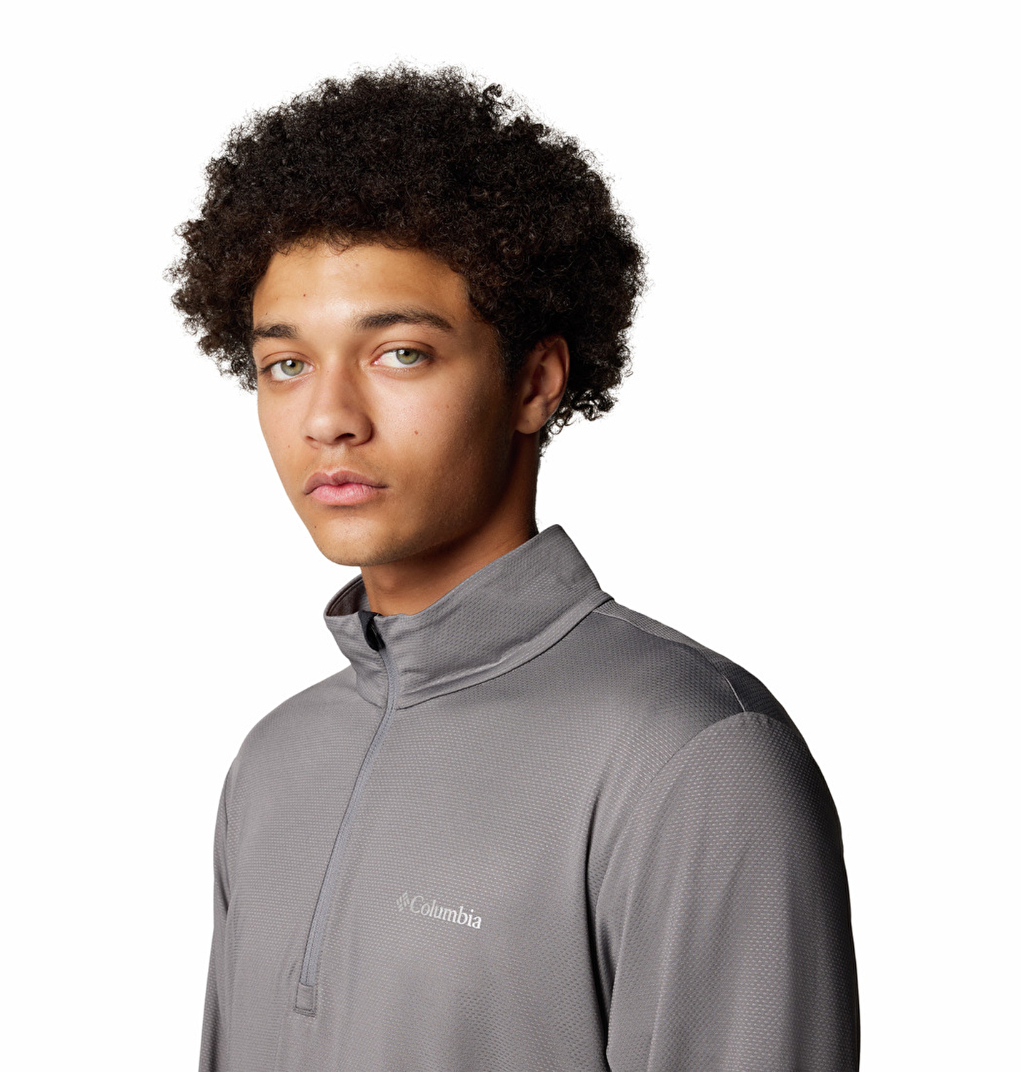Three Pitch Half Zip Erkek Uzun Kollu Teknik Üst