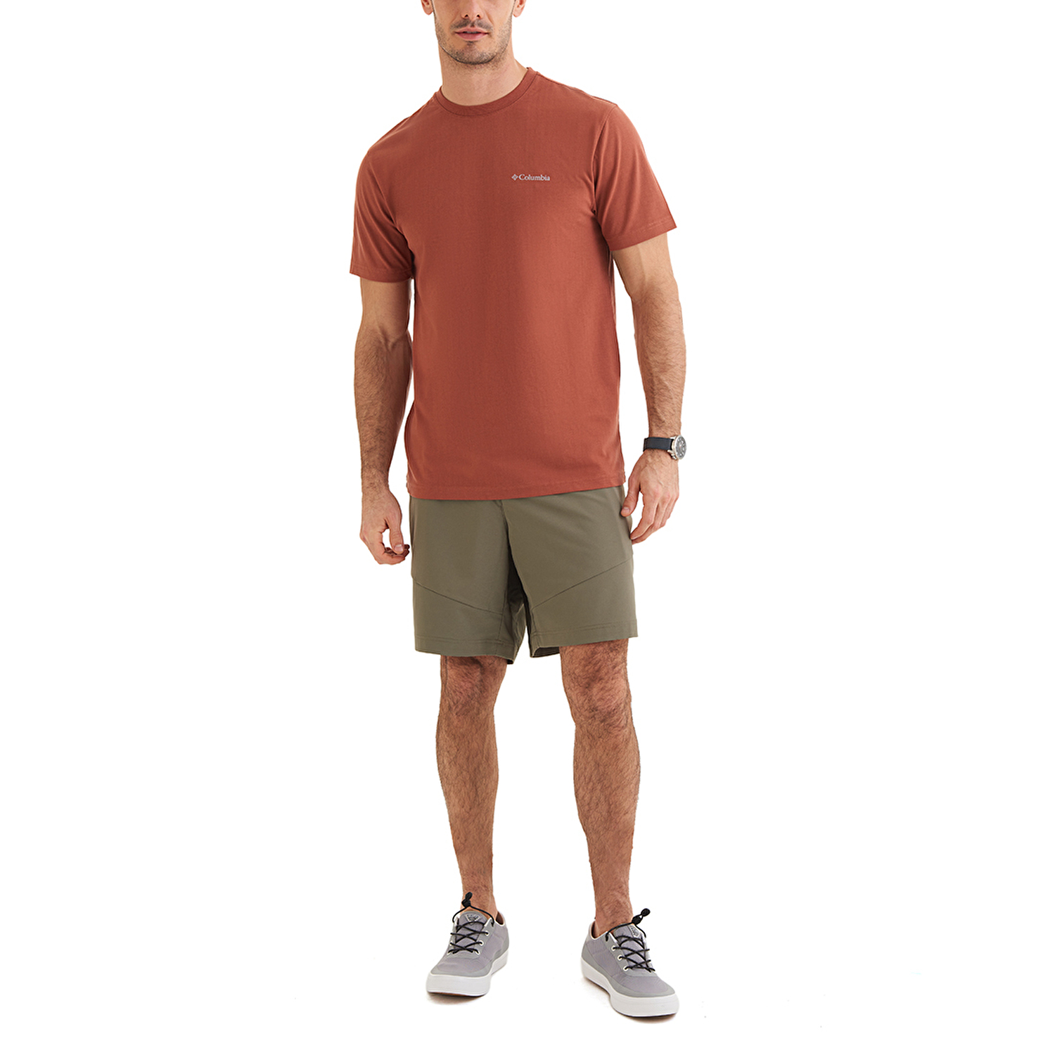 CSC M Basic Logo Brushed Erkek Kısa Kollu T-Shirt