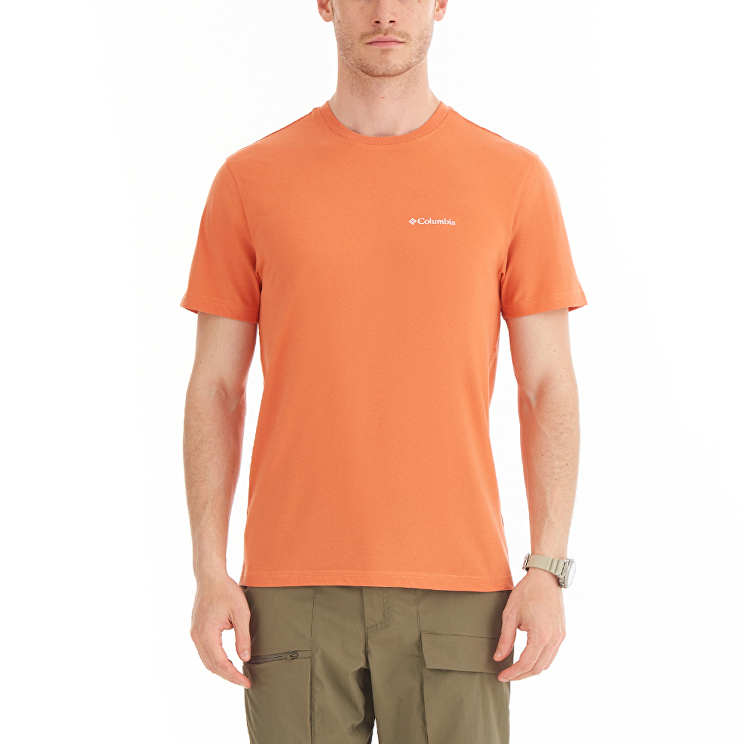 CSC M Basic Logo Brushed Erkek Kısa Kollu T-Shirt