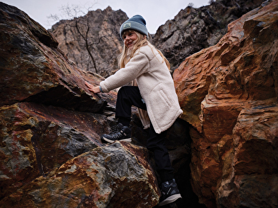 West Bend Tam Fermuarlı Çocuk Polar Üst