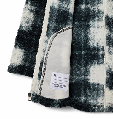 West Bend Printed Tam Fermuarlı Çocuk Polar Üst