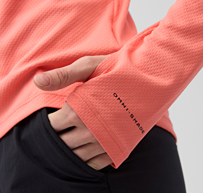 Summit Valley Kapüşonlu Kadın Teknik Uzun Kollu T-Shirt