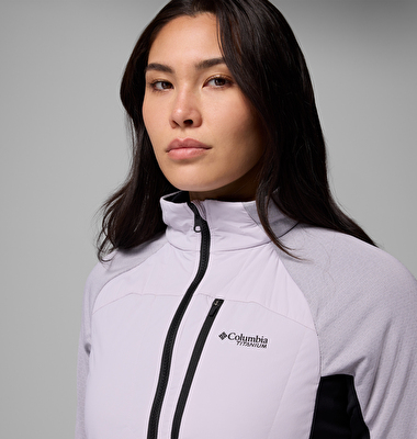 Arctic Crest Hybrid Tam Fermuarlı Kadın Polar Üst