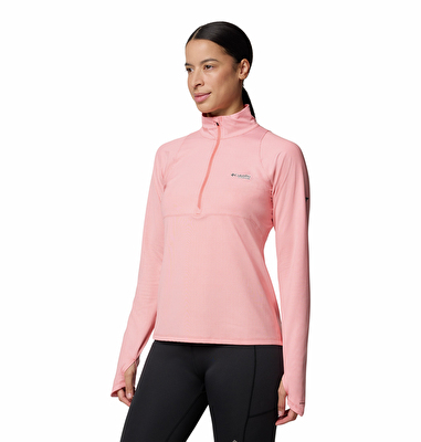 Summit Valley Yarım Fermuarlı Kadın Teknik Uzun Kollu T-Shirt