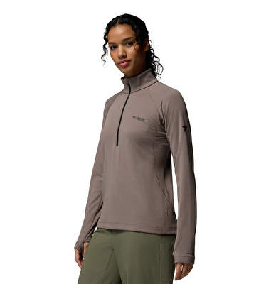 Driventure Yarım Fermuarlı Kadın Teknik Uzun Kollu T-Shirt