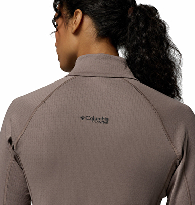 Driventure Yarım Fermuarlı Kadın Teknik Uzun Kollu T-Shirt