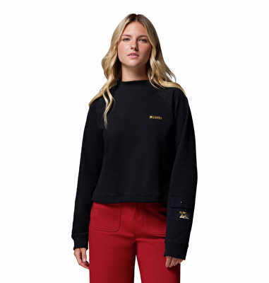 High Cascades Crop French Terry Kadın Sweatshirt