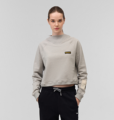 High Cascades Crop French Terry Kadın Sweatshirt