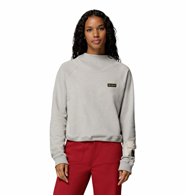 High Cascades Crop French Terry Kadın Sweatshirt