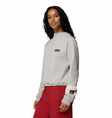 High Cascades Crop French Terry Kadın Sweatshirt