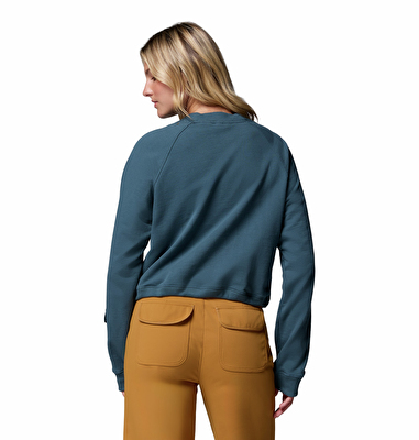 High Cascades Crop French Terry Kadın Sweatshirt