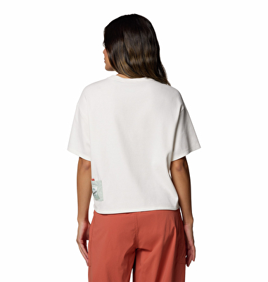 Cove Beach Cropped Pocket Kadın Teknik Kısa Kollu T-Shirt