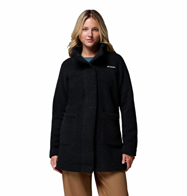 Panorama Long Kadın Polar Ceket