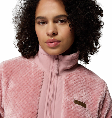 Fire Side Tam Fermuarlı III Kadın Polar Üst