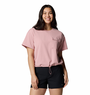 Granite Point Knit Kadın Teknik Kısa Kollu T-Shirt