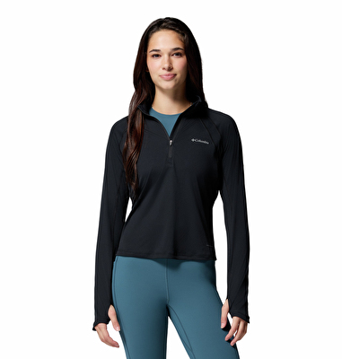 Stealth Spring Yarım Fermuarlı Kadın Teknik Uzun Kollu T-Shirt