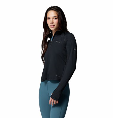 Stealth Spring Yarım Fermuarlı Kadın Teknik Uzun Kollu T-Shirt