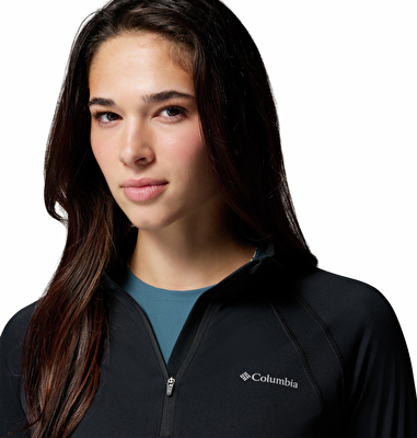 Stealth Spring Yarım Fermuarlı Kadın Teknik Uzun Kollu T-Shirt