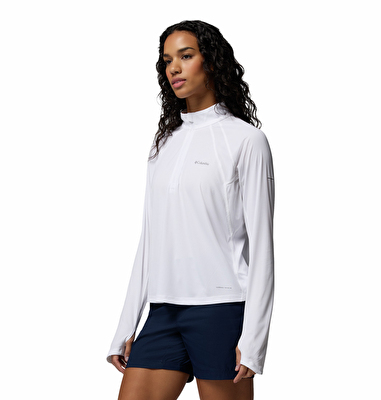 Stealth Spring Yarım Fermuarlı Kadın Teknik Uzun Kollu T-Shirt