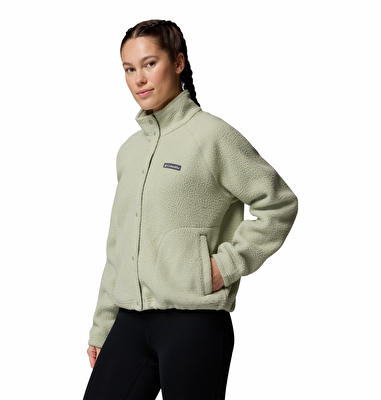 Jasper Ridge Pebbled Full Snap Kadın Polar Üst