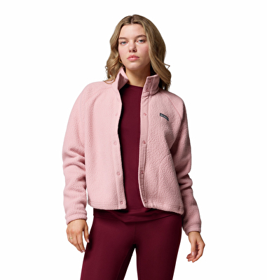 Jasper Ridge Pebbled Full Snap Kadın Polar Üst