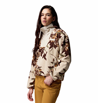 Sequoia Grove Printed Yarım Fermuarlı Kadın Polar Üst