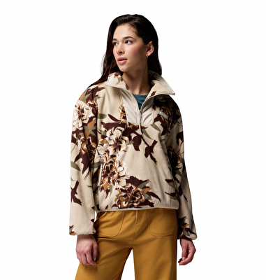 Sequoia Grove Printed Yarım Fermuarlı Kadın Polar Üst