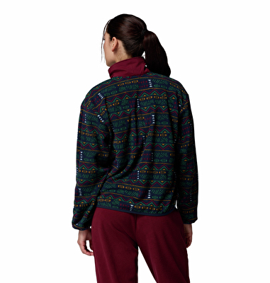 Sequoia Grove Printed Yarım Fermuarlı Kadın Polar Üst