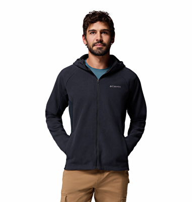 Arctic Peak Kapüşonlu Tam Fermuarlı Erkek Polar Üst