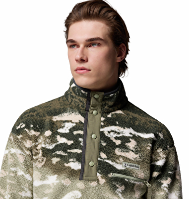 Helvetia II Printed Half Snap Erkek Polar Üst