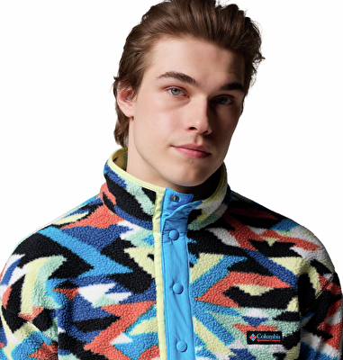 Helvetia II Printed Half Snap Erkek Polar Üst