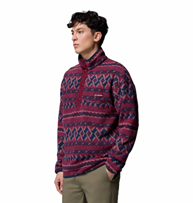 Helvetia II Printed Half Snap Erkek Polar Üst