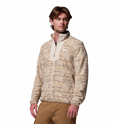 Sequoia Grove Printed Tam Fermuarlı Erkek Polar Üst
