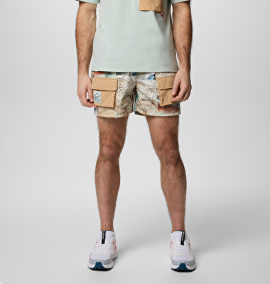 Cove Beach Printed Unisex Şort