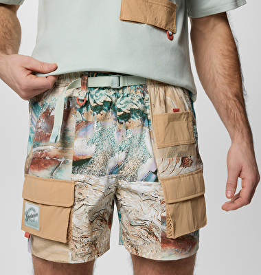 Cove Beach Printed Unisex Şort