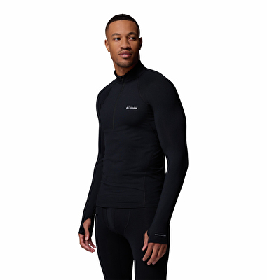 Midweight Stretch Long Sleeve Yarım Fermuarlı Erkek İçlik Üst