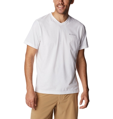 Sun Trek V-Neck Erkek Teknik Kısa Kollu T-Shirt