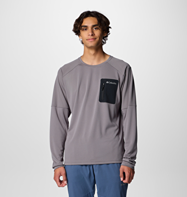 Columbia Tech Knit Crew Erkek Teknik Uzun Kollu T-Shirt