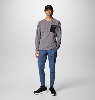 Columbia Tech Knit Crew Erkek Teknik Uzun Kollu T-Shirt