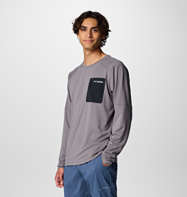 Columbia Tech Knit Crew Erkek Teknik Uzun Kollu T-Shirt
